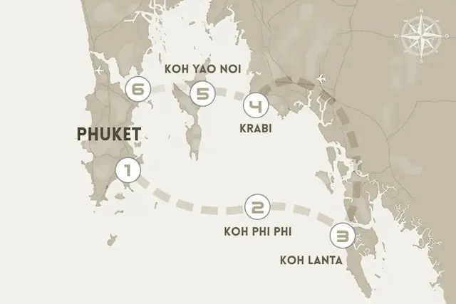 QUEL ITINERAIRE PREVOIR A PHUKET