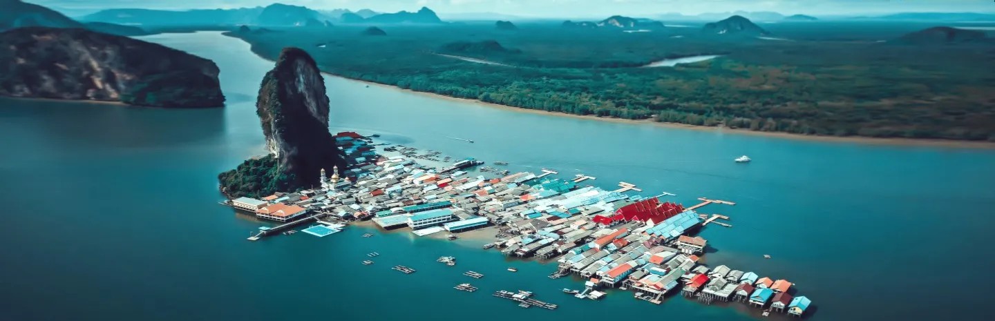 KOH PANYEE VILLAGE LACUSTRE BAIE DE PHANG NGA