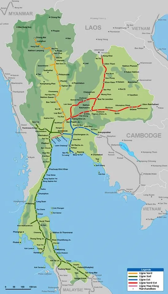 Réseau ferroviaire thaïlandais