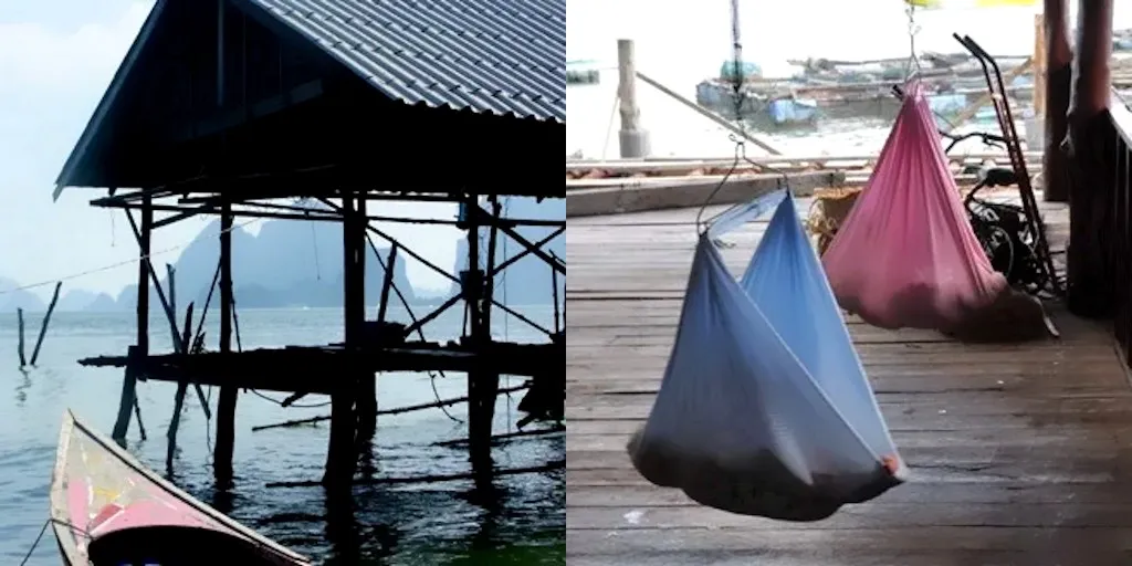 SUR LE VILLAGE DE KOH PANYEE EN BAIE DE PHANG NGA