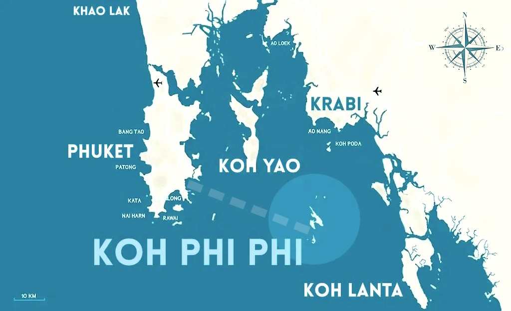 TRAJET DE PHUKET A KOH PHI PHI